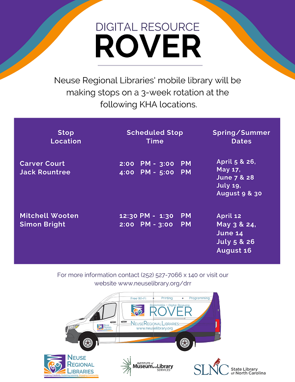 Digital Resource Rover Flyer.