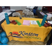 A Kinston Housing table set up with supplies.