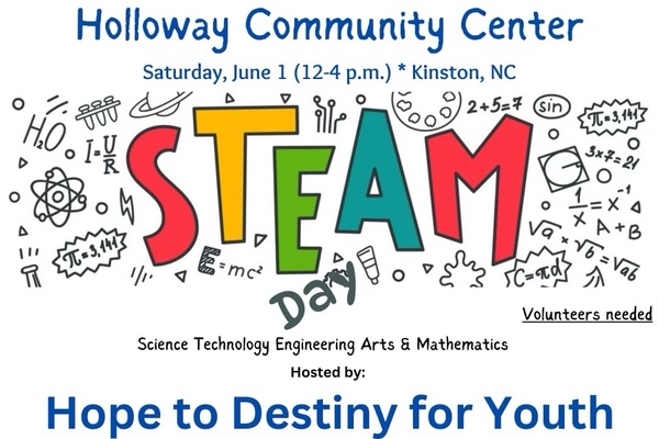 Steam Event flyer. All information from this flyer is listed below.